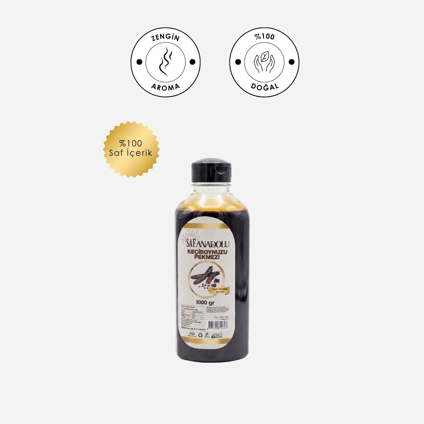 Ülgen Oliva %100 Doğal Keçiboynuzu Pekmezi 1000ml