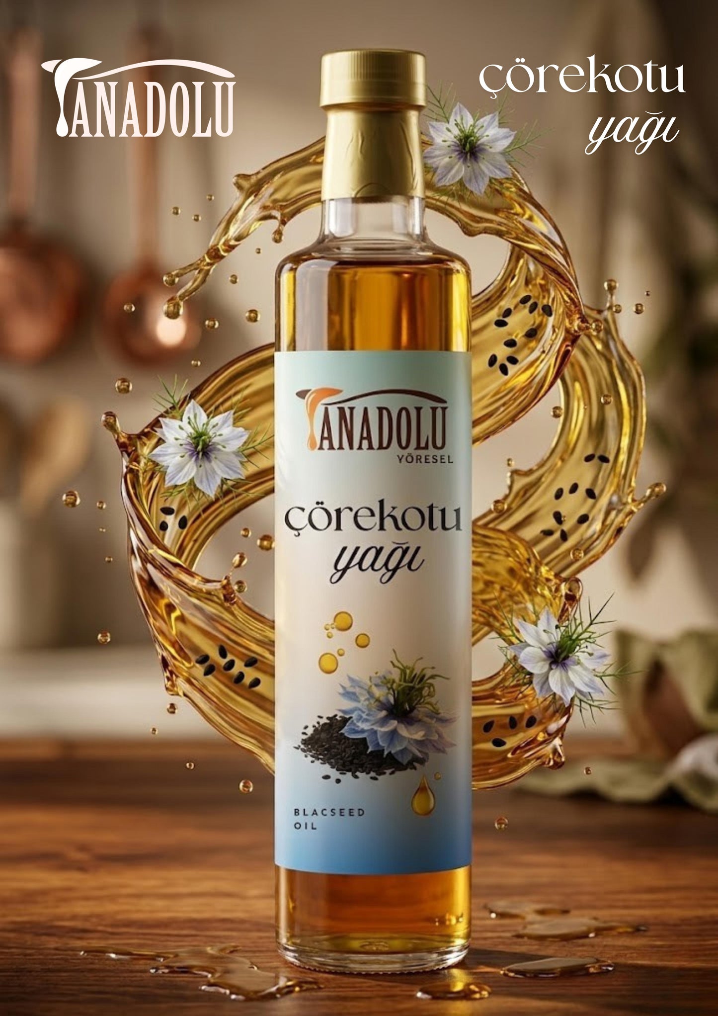Ülgen Oliva %100 Doğal Çörekotu Yağı 250ml