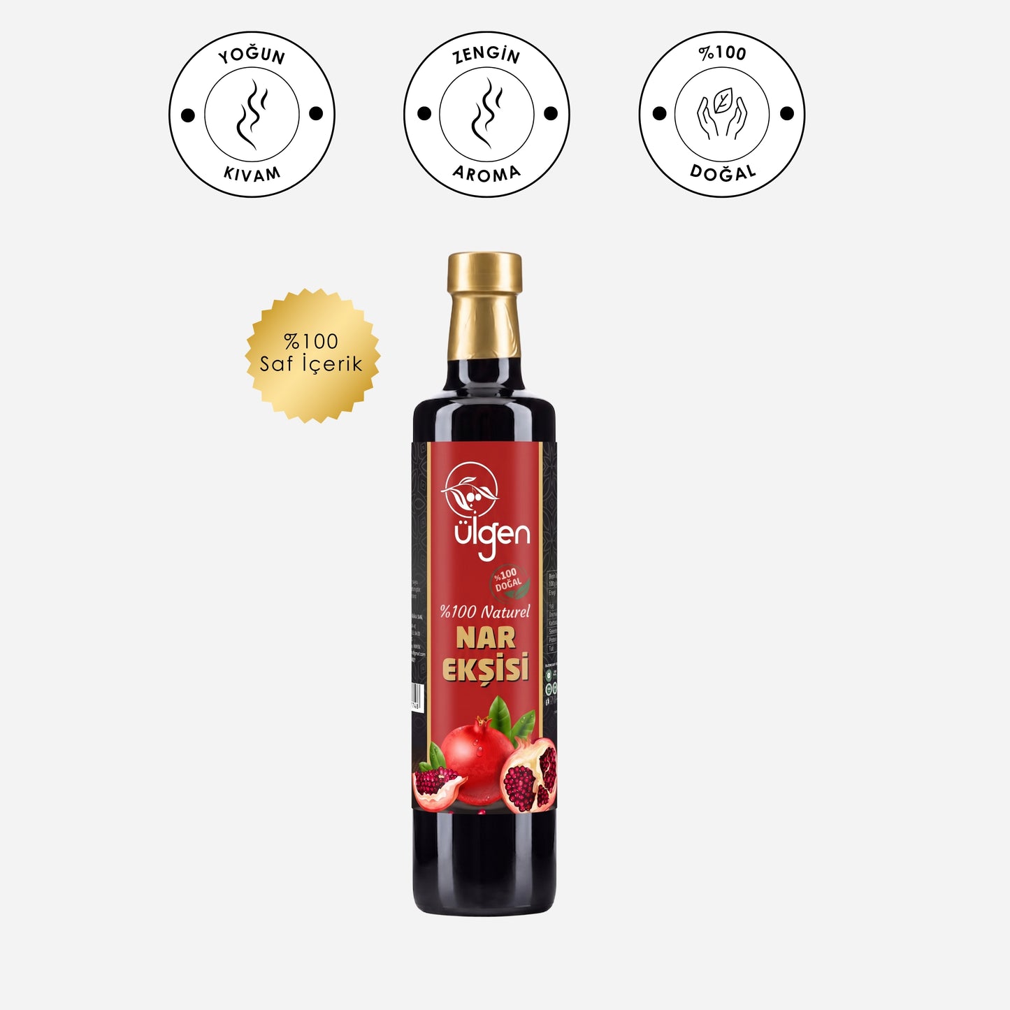 Ülgen %100 Naturel Nar Ekşisi (500 ml)