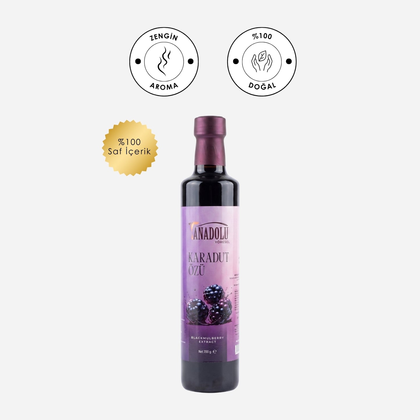 Ülgen Oliva %100 Doğal Karadut Özü 1000ml