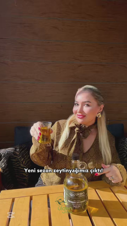 Erken Hasat Soğuk Sıkım Zeytinyağı •         • 5 Litre •