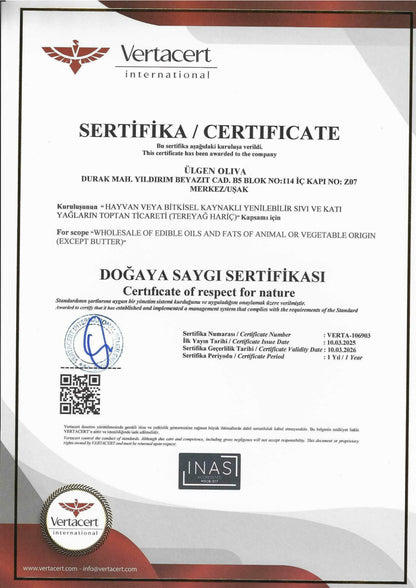 Naturel Sızma Olgun Hasat Zeytinyağı • 500 ml
